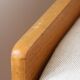 Entry bench, modular Scandinavian telephone bench, teak, 1960.