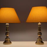 Hollywood Regency Classic Brass Table lamps 1970s France