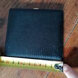 Vintage black longchamp leather cigarette case