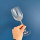 Set of 6 vintage crystal wine glasses - empoli tulip frosted stemware