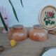 Two piedouche bowls in montgolfier glazed sandstone France