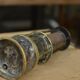 Metal and brass miner's lamp