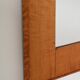 Scandinavian curly birch mirror, 1950s