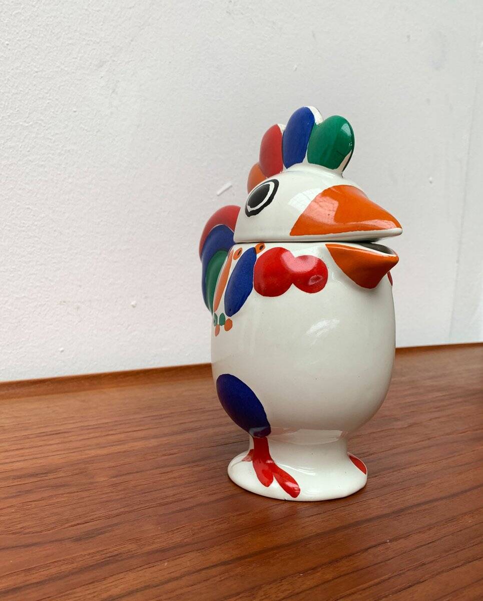 Vintage ceramic teapot or coffee pot chicken, 1970s.