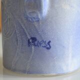 Ceramic vase pitcher signed
