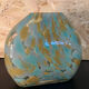 Multicolored glass vase
