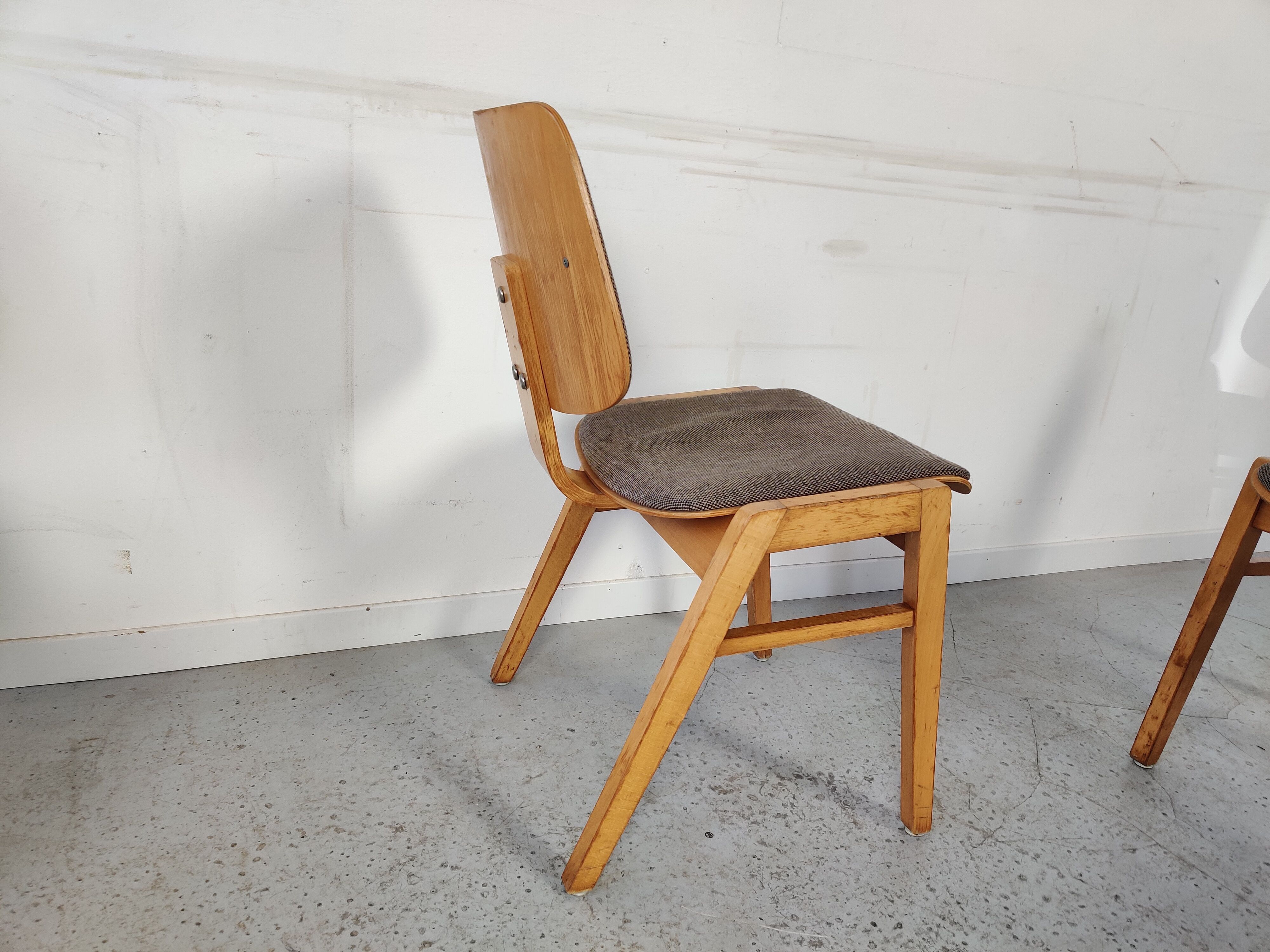 6 vintage Scandinavian chairs 70s