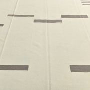 Kilim Gray Beige Ethnic Pattern Vintage Kilim Rug, 282x395Cm