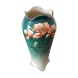 Vase pattern poppy pattern signed and numbered