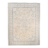 10x13 Blue & Peach Floral Antique 55s Persian Rug, 301x388Cm