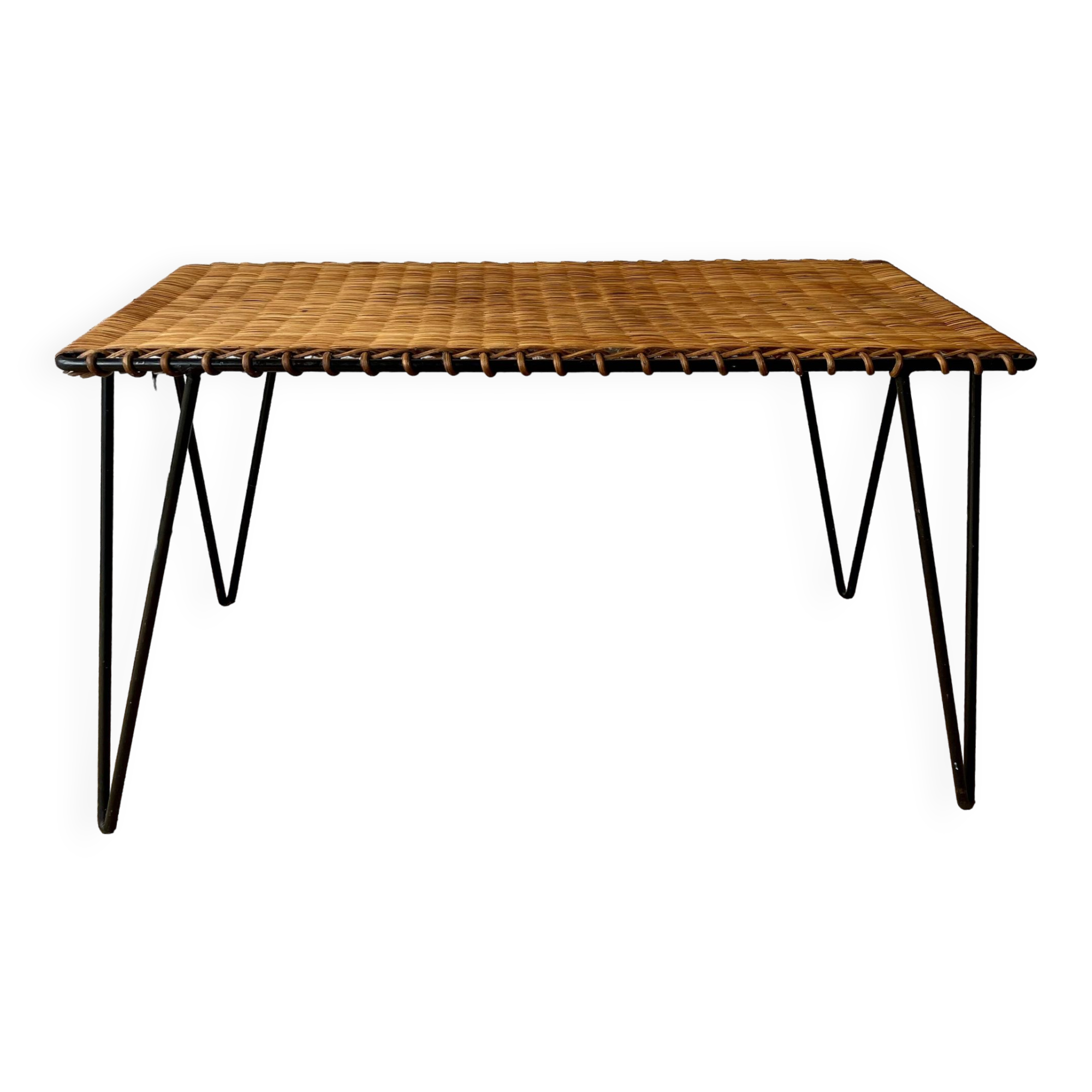 Raoul Guys rattan coffee table