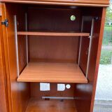 Louis Philippe wardrobe with a solid wood door.