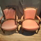 Paire de fauteuil de style Louis XVI