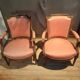 Pair of Louis XVI style armchairs