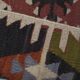 Vintage Turkish kilim, handwoven, 150x363 cm.