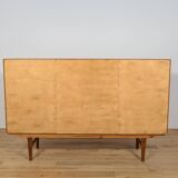 Mid-Century Teak High Sideboard, Denmark, 1960s
