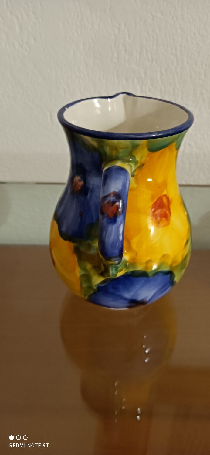 Ceramic water pitcher