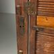 Antique archive cabinet with roller doors