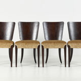 Set of 4 model h-214 j. halabala dining chairs, 30