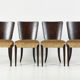 Set of 4 model h-214 j. halabala dining chairs, 30