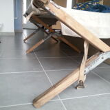 Picot former military numbered folding bed