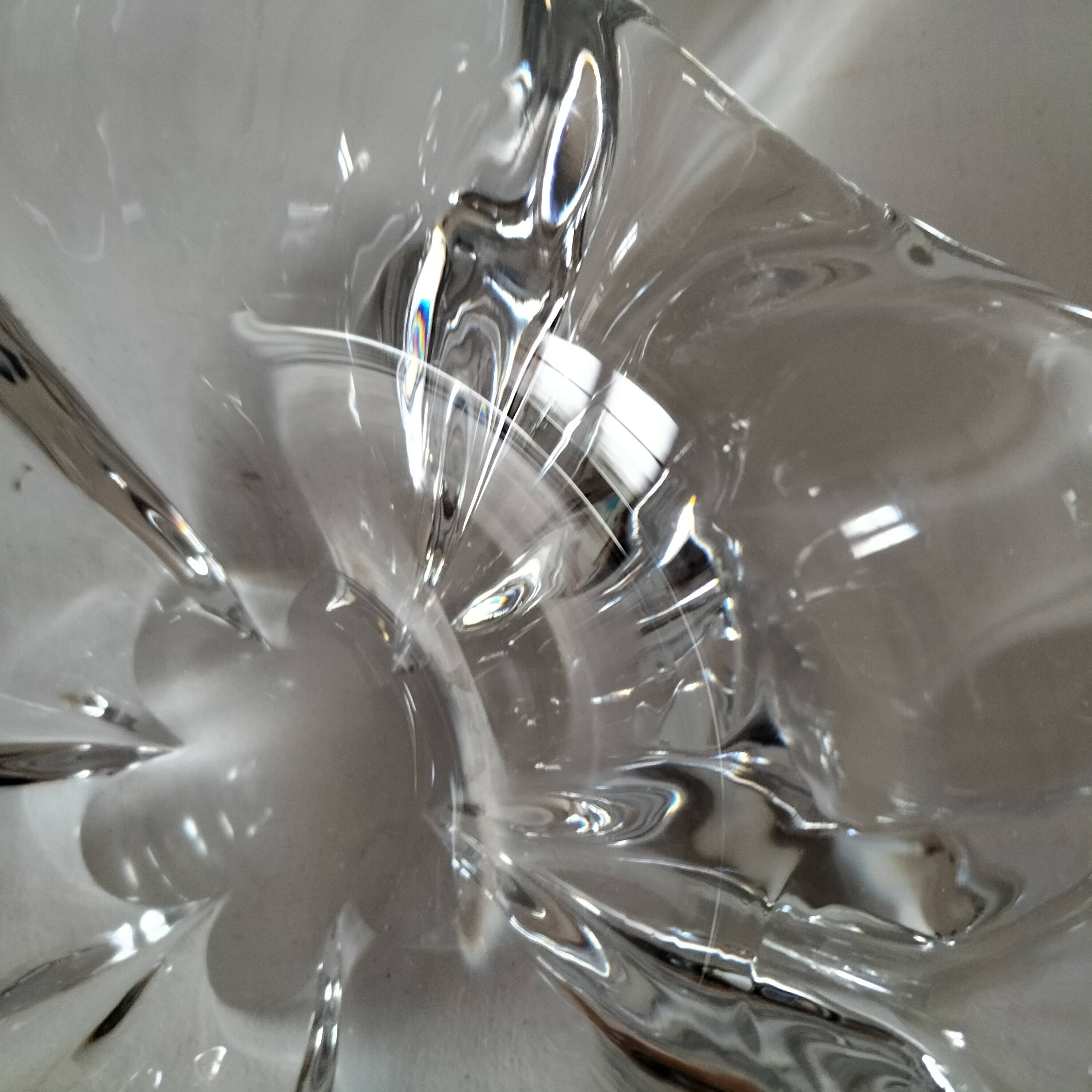 Signed Val Saint Lambert crystal cup