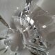 Crystal coupe Val Saint Lambert signed
