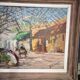 Oil on Panel Painting, The Oriental Market or Souk signed Antoniazzi