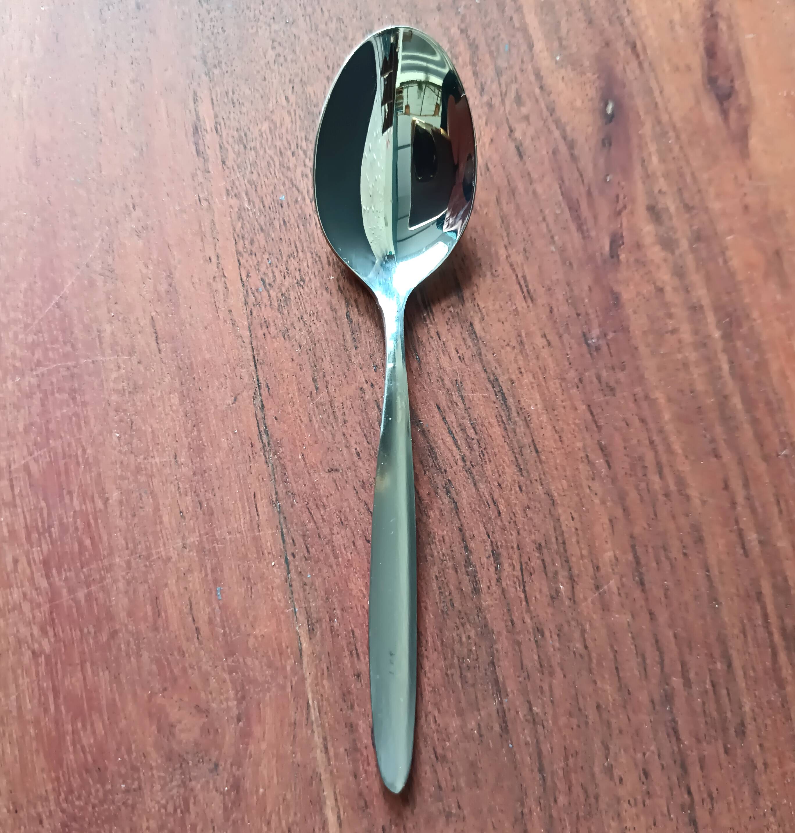 Set of 6 cups, tray and ice cream spoons guy degrenne "modern line"