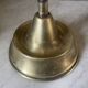 Antique repoussé brass umbrella stand