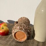 Vintage 70s shell vase