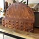 Petit meuble de métier rétro vintage en bois