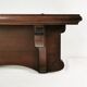 Art Nouveau mahogany shelf, Denmark 1930s.