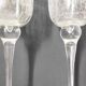 Two cracked glass lanterns 30.5 cm