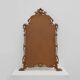 Large 20th century Baroque gilt wooden mirror in Louis XV style