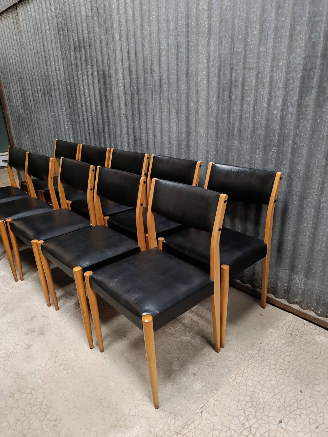 Vintage Scandinavian dining chairs