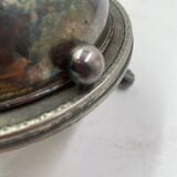 Ashtray in silver metal