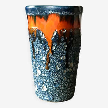 Vase fat lava J Ribero Vallauris