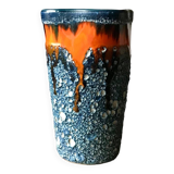 Fat lava vase J Ribero Vallauris