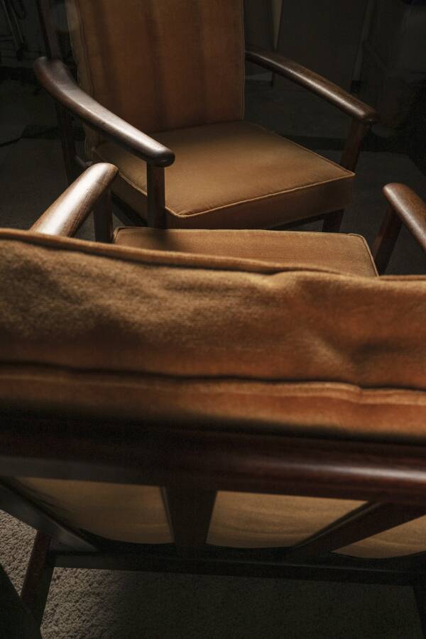 Pair of Scandinavian armchairs