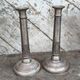 Pair of 19th-century copper candlesticks