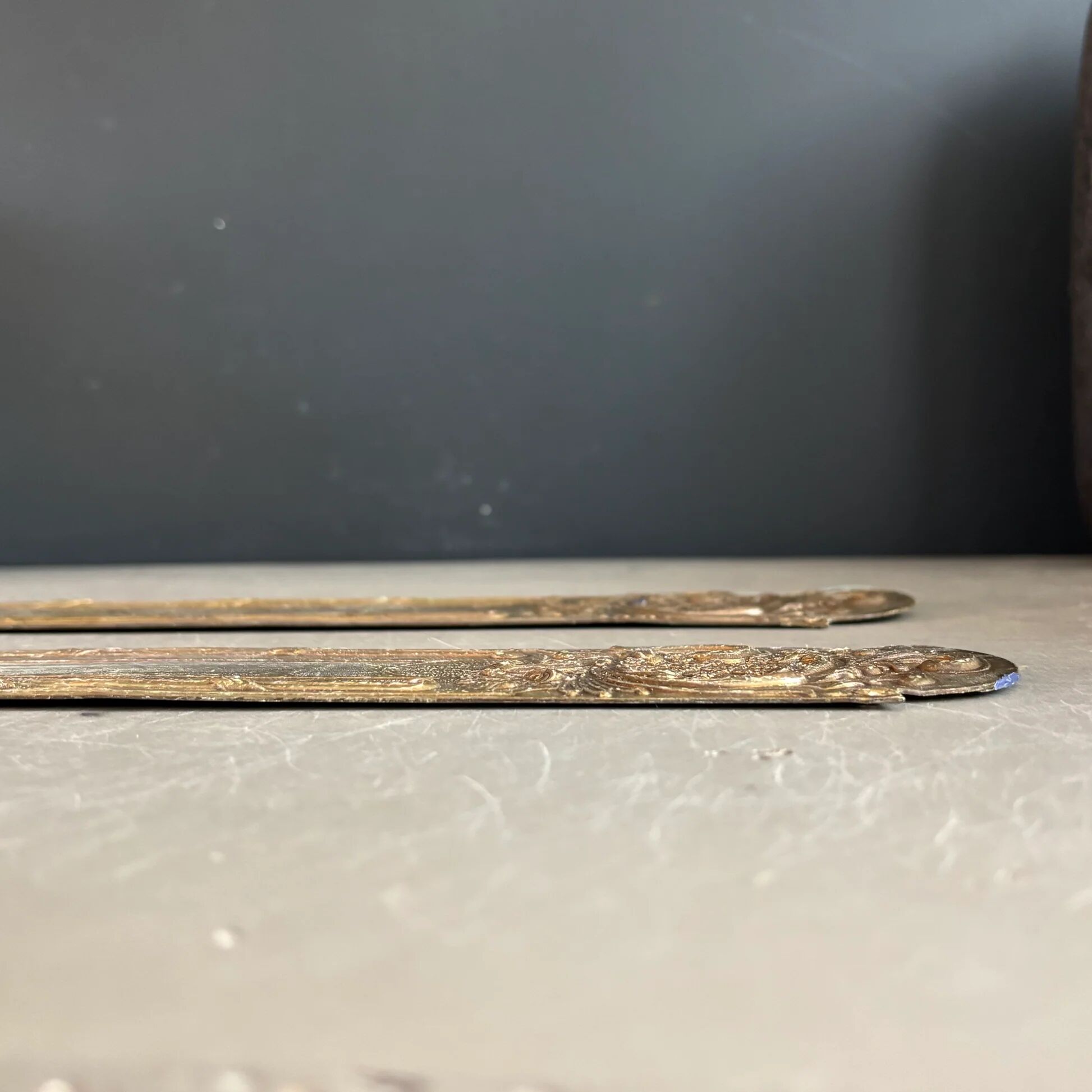 2 plaques de propreté anciennes - 53cm - Ref 1338