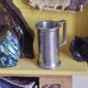 Concorde branded pewter whiskey jigger