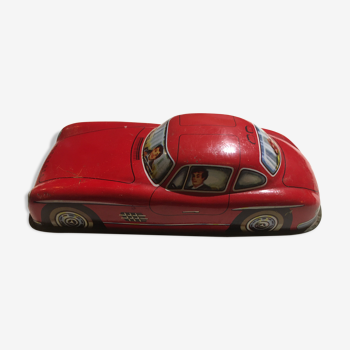 Mercedes miniature car in lithographed sheet metal