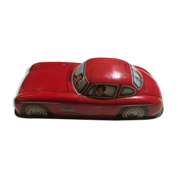 Mercedes miniature car in lithographed sheet metal