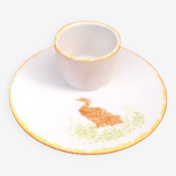 Earthenware egg cup