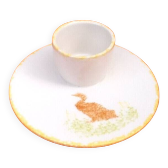 Earthenware egg cup