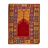 Turkish carpet of konya village / anatolian 19th