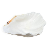 large shell-shaped ashtray Tridacna natural vintage 1970s