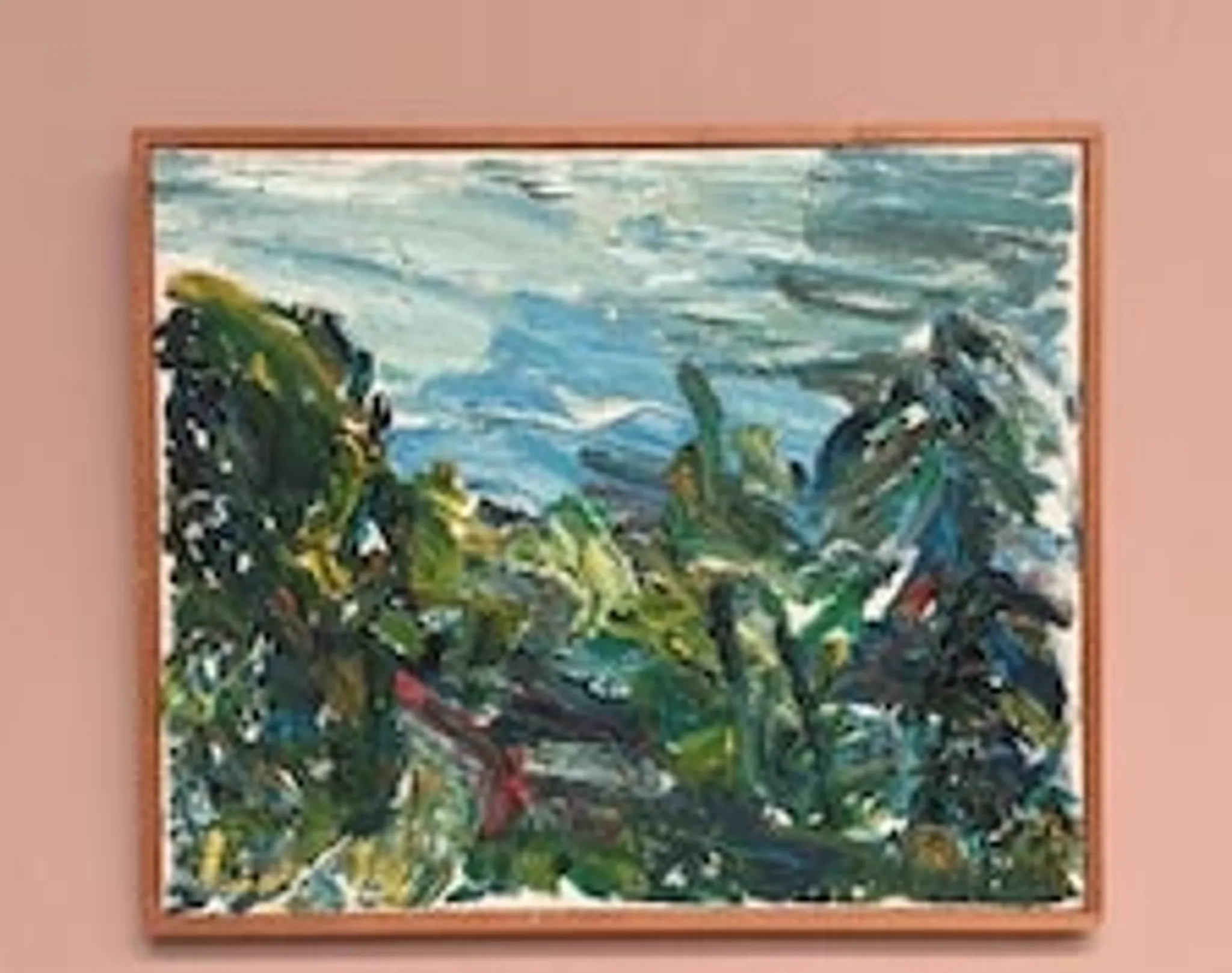 Original Swedish Oil on Canvas – “Lush Landscape” – Signed – Vintage & Framed